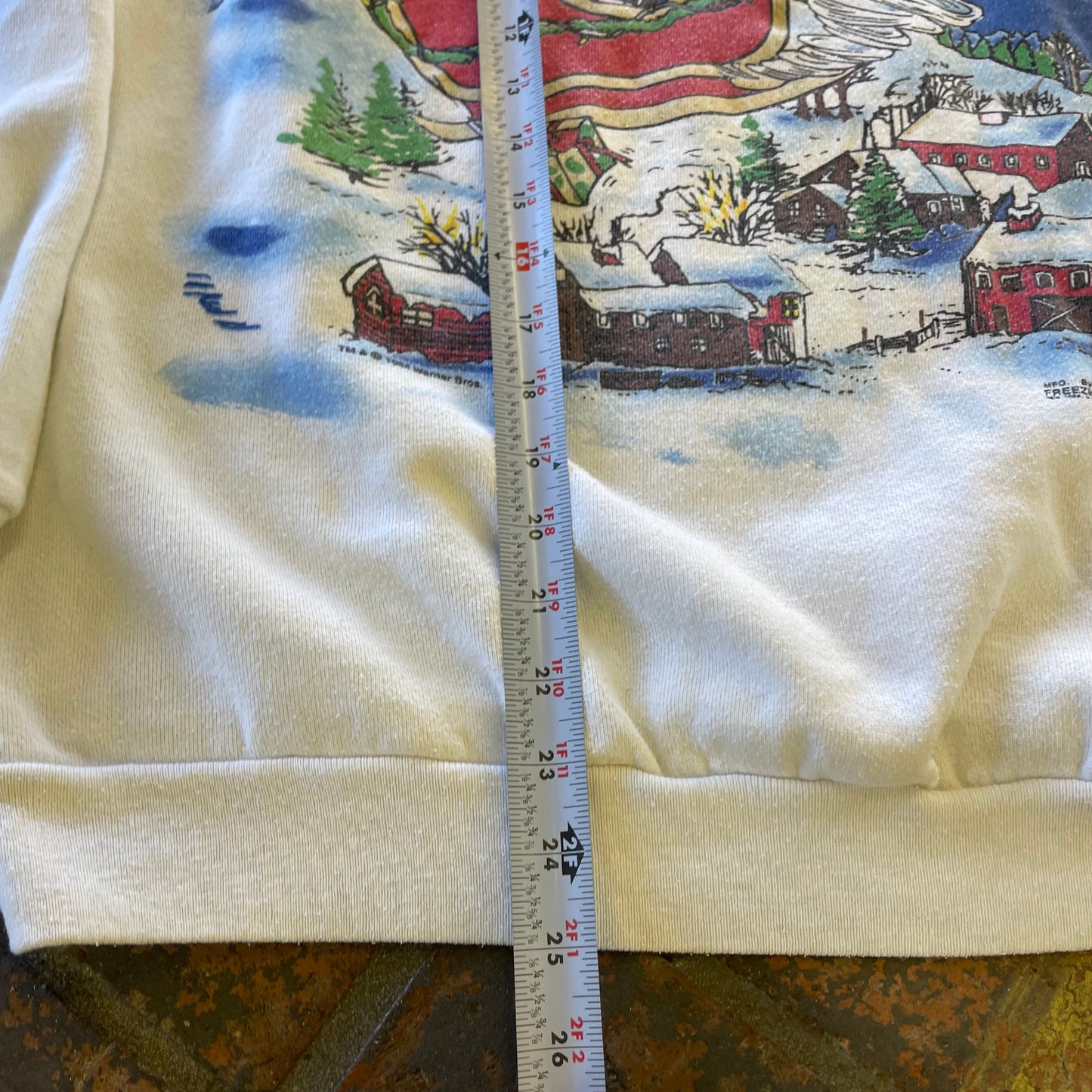 1995 Vintage Warner Bros Taz Crewneck - Christmas Edition