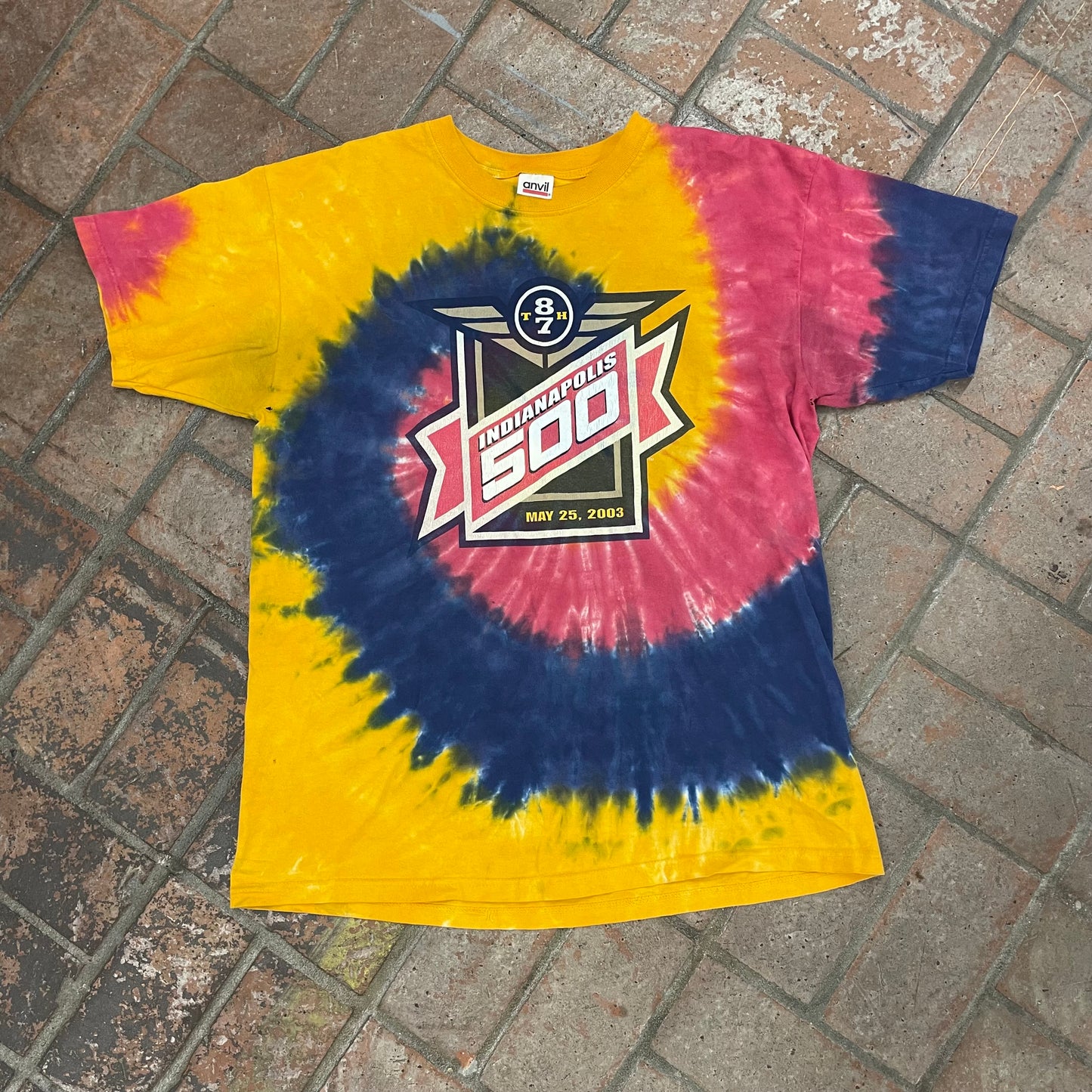 2003 NASCAR Indy 500 Tie Dye T-Shirt