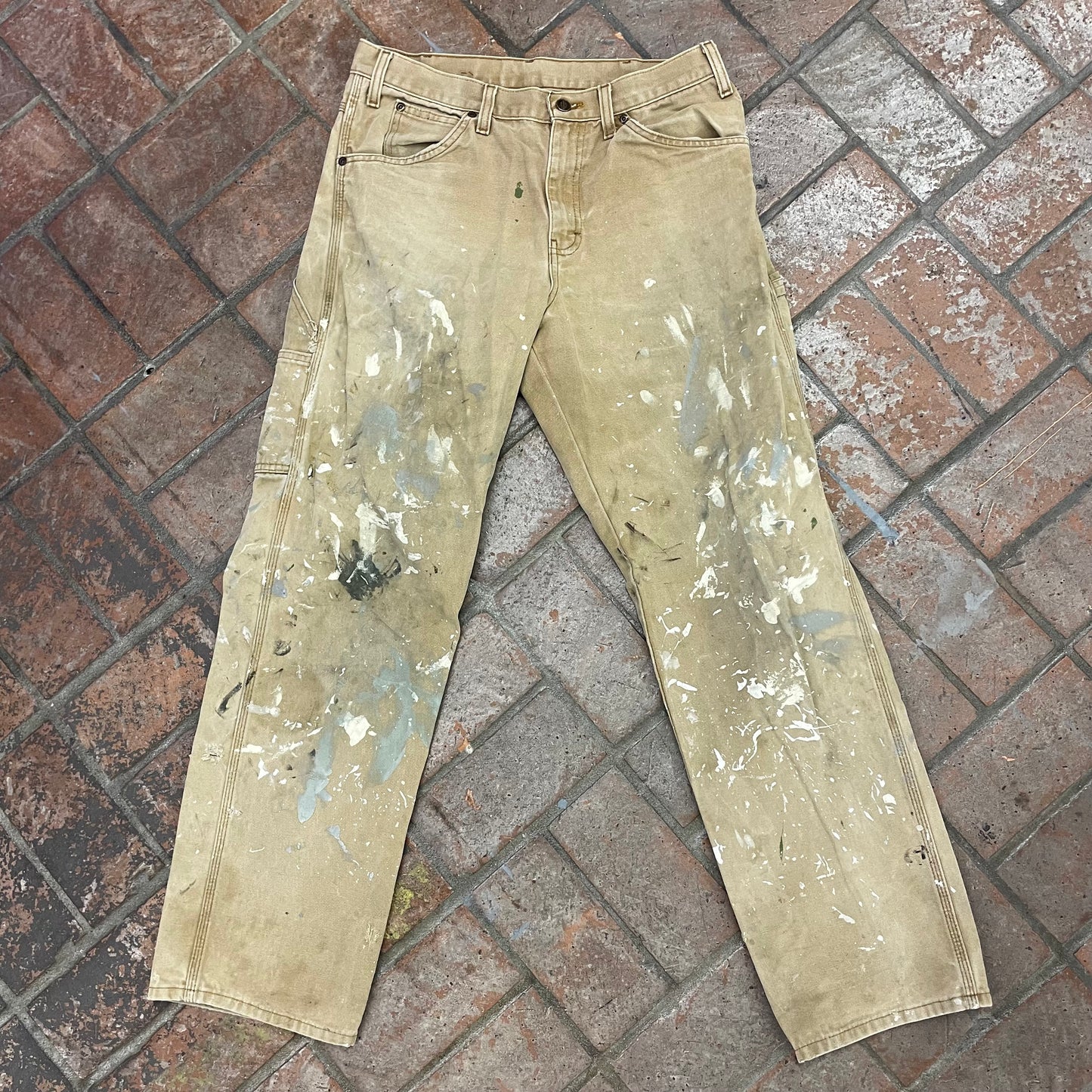 Distressed Dickies Carpenter Pants 32x32