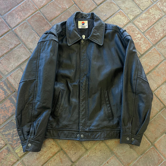 Vintage 90s Nothing Else Is A Pepsi Leather Jacket