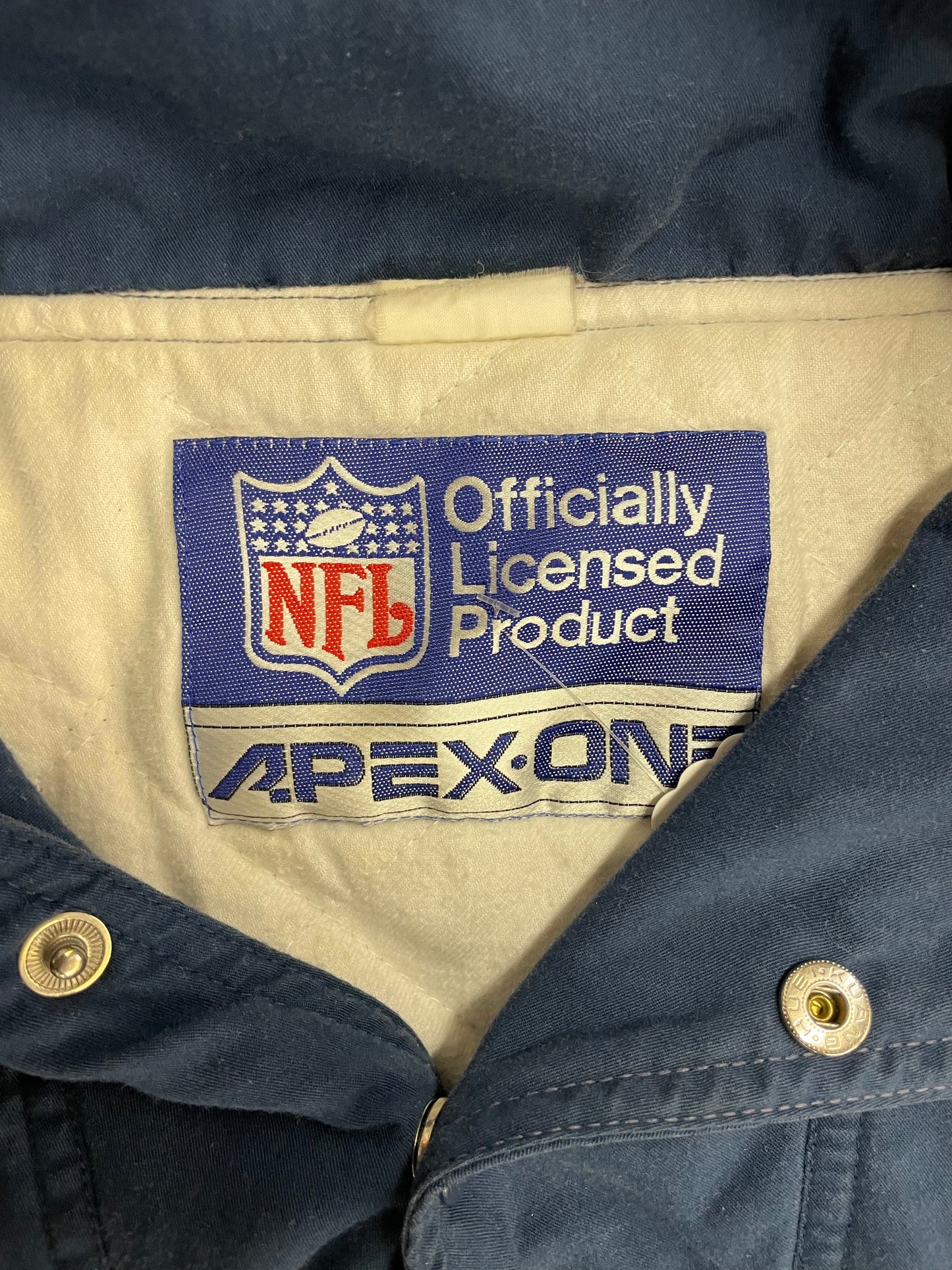 90s Vintage Chicago Bears Apex One Quarter Button Up Jacket