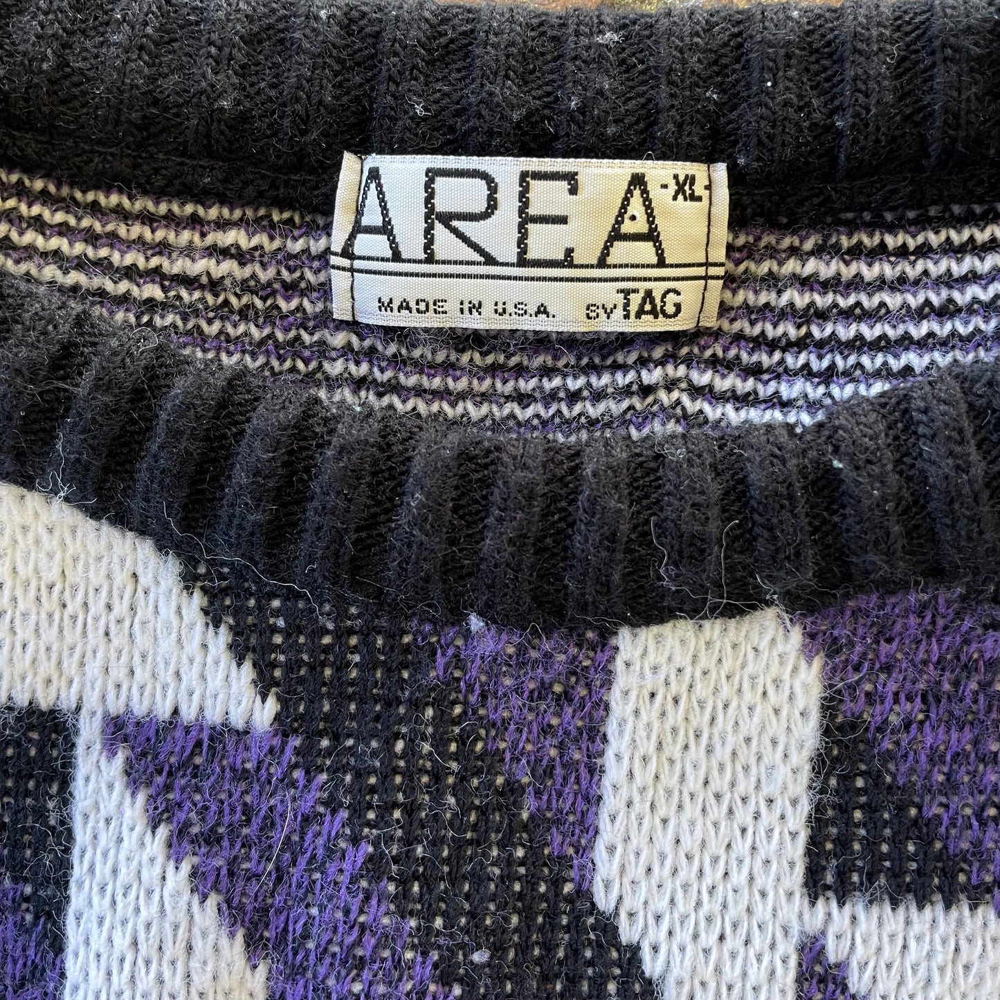 80s Vintage AREA Knit sweater