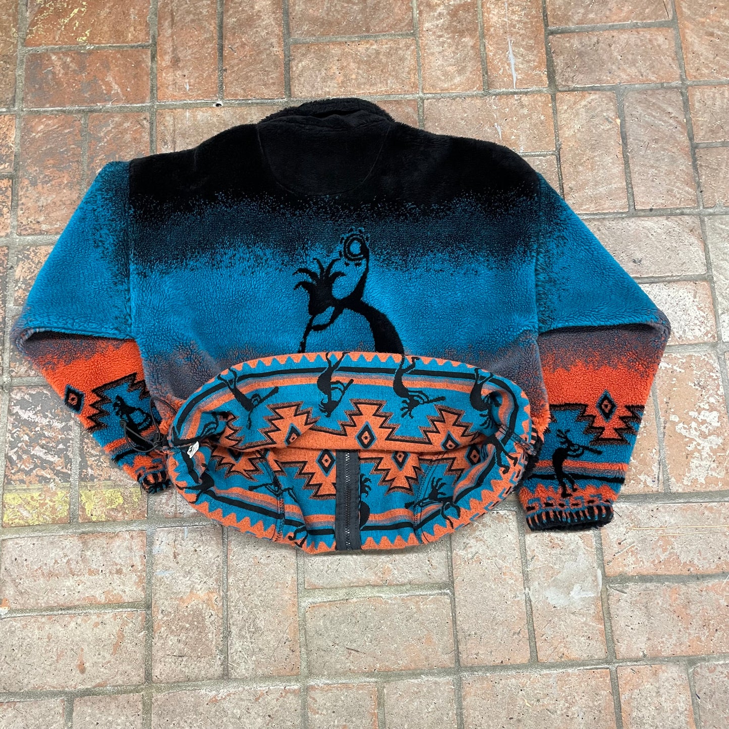 Vintage 90s Aztec Fleece Jacket