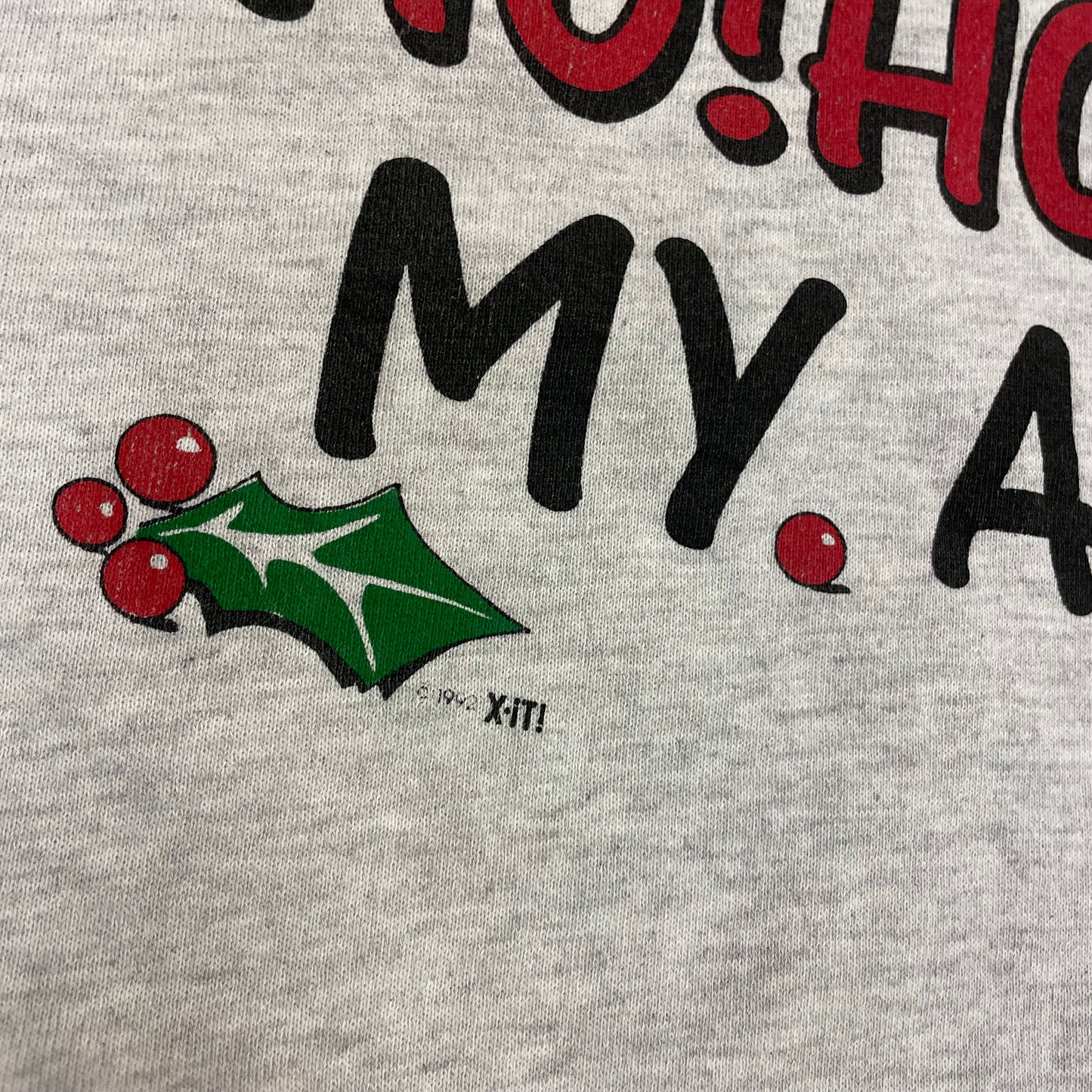 1992 Vintage “Ho! Ho! Ho!” Christmas Crewneck