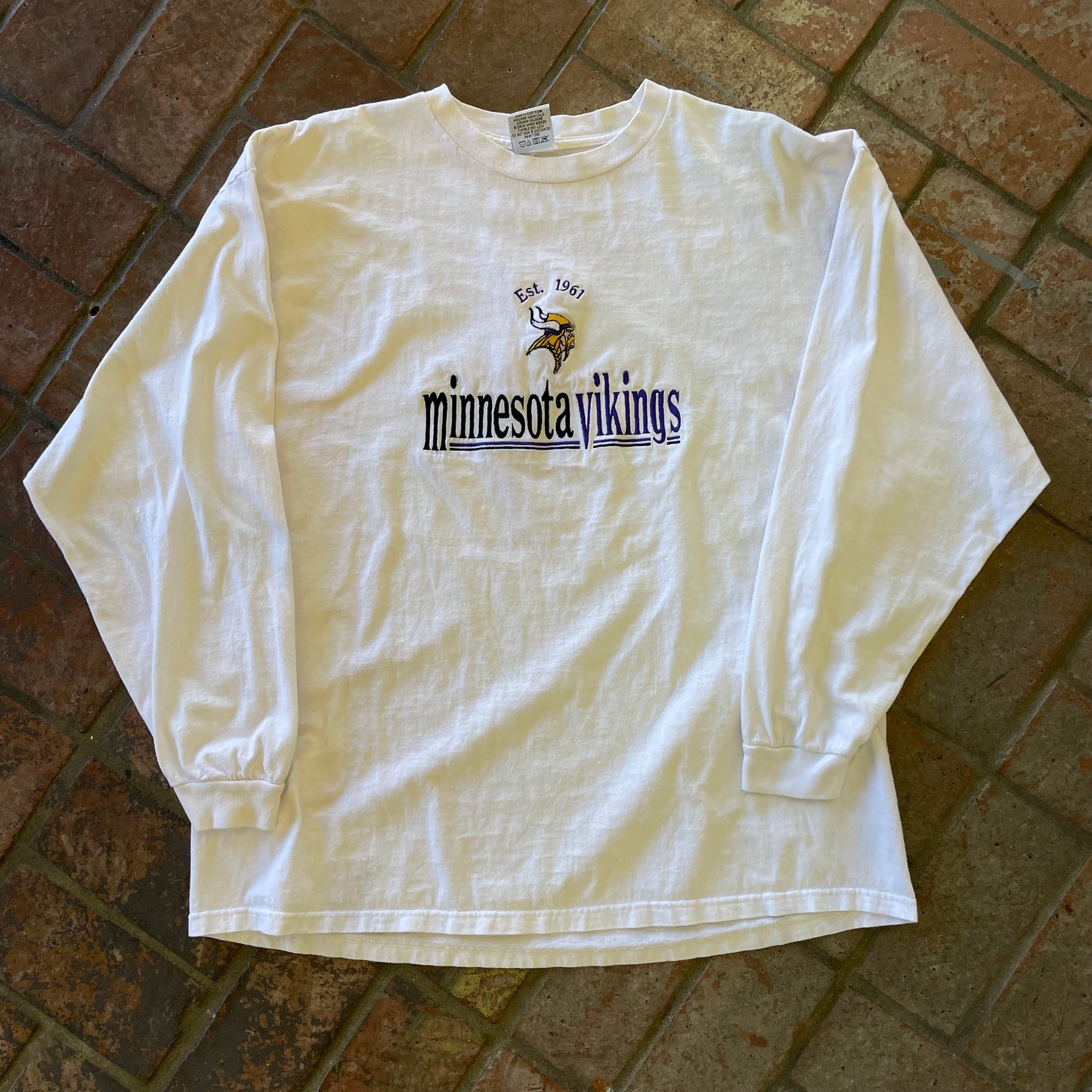 Vintage Minnesota Vikings Long Sleeve Shirt