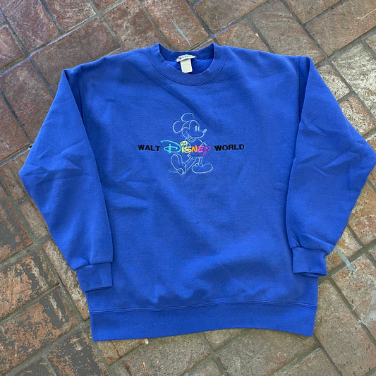 90s Walt Disney World Mickey Mouse Crewneck